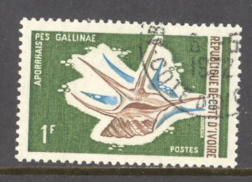 Ivory Coast Sc # 301 used (RS)