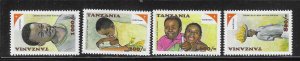 Tanzania 2001 Activities of World Vision Sc 2183A-2183D MNH A62