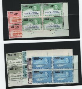 British Antarctic Territory #25 - #38 Very Fine Never Hinged Block Set