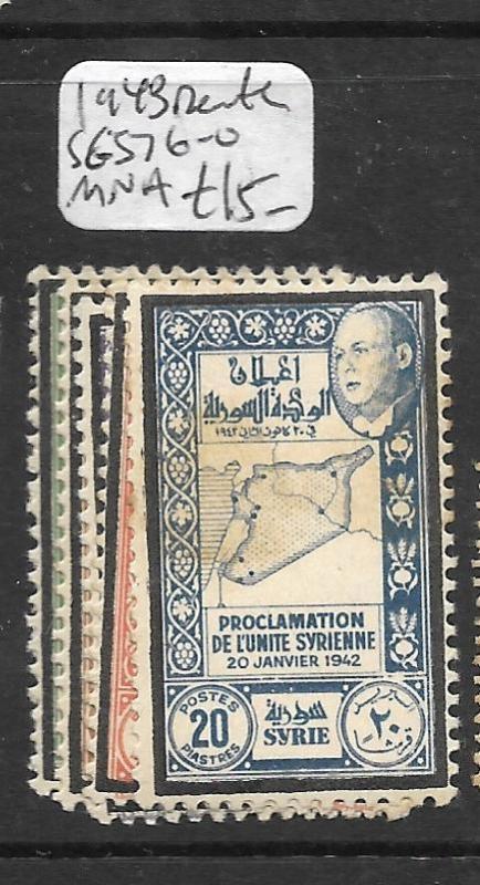 SYRIA (PP1304B) SG  576-0   MNH