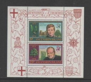 ASCENSION #182a 1974 SIR WINSTON CHURCHILL MINT VF NH O.G