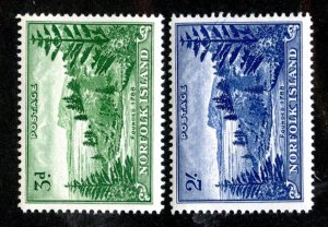 1959 Norfolk Island Sc#23-24 MNH** ( 1745 BCX2 )