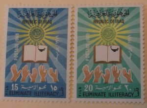 Iraq 519-520 MNH  Cat $0.85 Full Set Education Topical