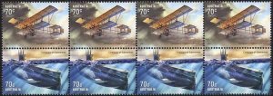 Australia SG4210a Centenary of Military Aviation and Submarines Block U/M