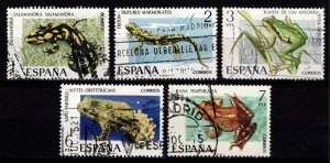 Spain 1975 Spanish Fauna (5th Series), Reptiles & Amphibians, Set [Used]