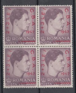 Romania STAMPS 1947 Balkans Games SPORT King POST MNH BLOCK