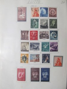 Egypt Stamps 1959-1960 MNH**MH* and Used LR105P24-