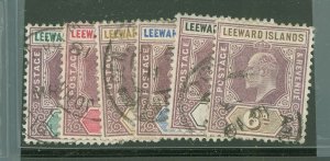 Leeward Islands #20-25 Used