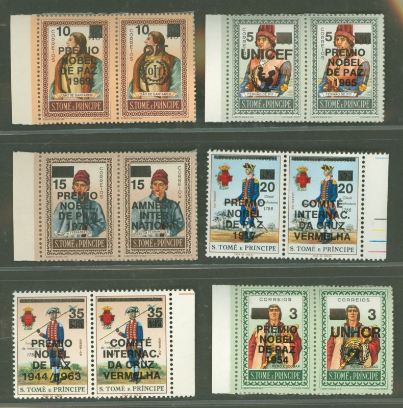 St. Thomas & Prince Islands #475A-485A  Single (Complete Set)