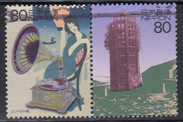 Japan 1999 Sc#2690d-e The 20th Century - 4th Series (Pair) Used