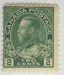 CANADA 1911-1925 #107 King George V 'Admiral' Issue - MNH (CV 75$ +)