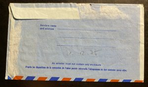 1975 Victoria Cameroon Air Letter Cover To Belfast North Ireland