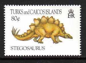 Turks and Caicos 1041 Dinosaur MNH VF