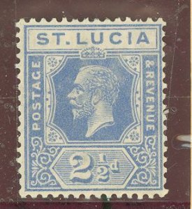 St. Lucia #81 Unused Single (King)