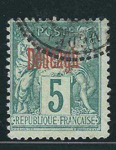 France Off Turkey Dedaugh 1 Yv 1 Used Fine1893 SCV $13.00