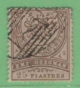 $Turkey Sc#77 used, F-VF, Cv. $150