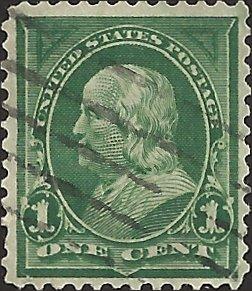 # 279 DEEP GREEN USED BEN FRANKLIN