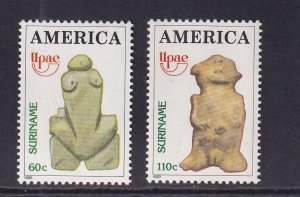 Surinam  #847-848  MNH  1989  America issue