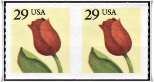 SC#2525 29¢ Flower Coil Pair MNH 