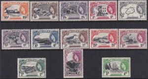 1953 St. Helena QE Queen Elizabeth complete MLH set (13) Sc# 140 / 152 Stk #1