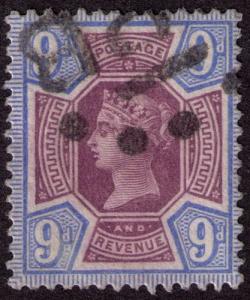 Great Britain # 120  Used VF light cancel  Cat $ 42.50