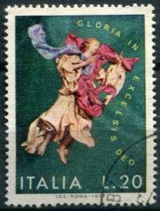 Italy Sc#1080 Used, 20L multi, Christmas 1972 (1972)