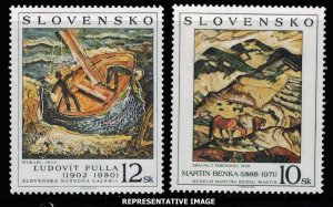 Slovakia Scott 314-315 Mint never hinged.