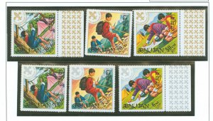 Bhutan #134-139  Single (Complete Set) (Scouts)
