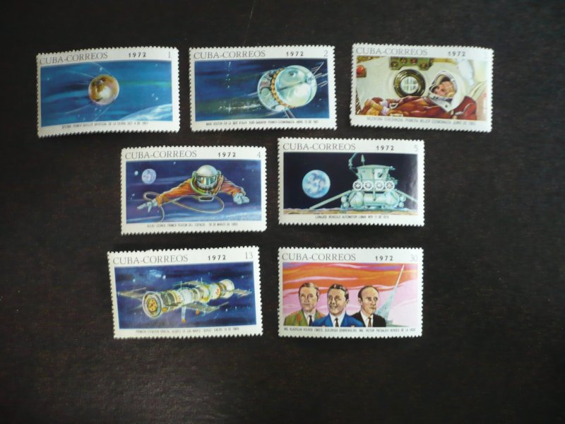 Stamps - Cuba - Scott# 1686-1692 - Mint Hinged Set of 7 Stamps