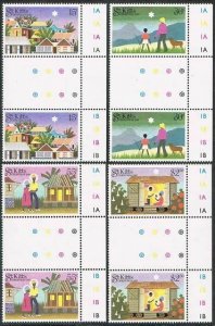 St Kitts 127-130 gutter,MNH.Michel 122-125. Christmas 1983.Shepherds,Nativity.