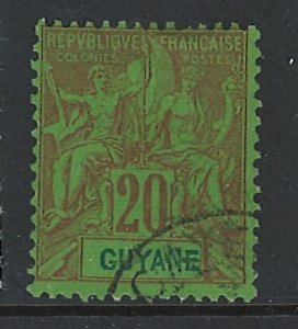 French Guiana Sct 41 Used