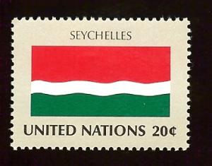 UN N.Y. 376 20¢ Seychelles Flag MNH