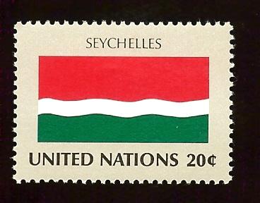 UN N.Y. 376 20¢ Seychelles Flag MNH