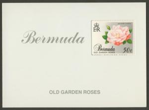 Bermuda 575a Booklet MNH Flowers, Old Garden Roses