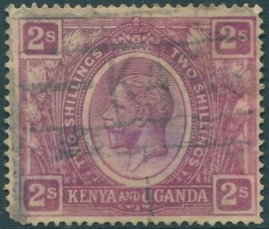 Kenya Uganda and Tanganyika 1922 SG88 2s dull purple FU (amd)