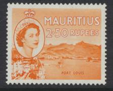 Mauritius  SG 304 Scott #263   Pale Orange Mint Light hinge trace  see details 