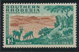 Southern Rhodesia  SG 72  SC# 75 MNH Centenary  Cecil Rhodes see details 