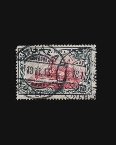 VINTAGE:CAMEROON- GERMAN 1913 USD LHR  SCOTT # 25 ,$4250  LOT 1913X808