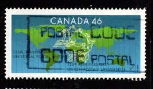 Canada - #1806 125th anniversary of the Universal Postal Union - Used