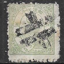 Japan #54A  5s green (U) CV $110.00