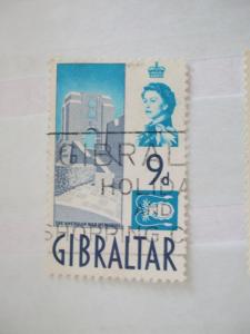 Gibraltar #155 used  (reference 1/3/6/3)