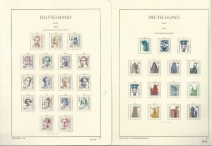 Germany Berlin Stamp Collection on 13 Hingless Lighthouse Pages, 1986-90, JFZ