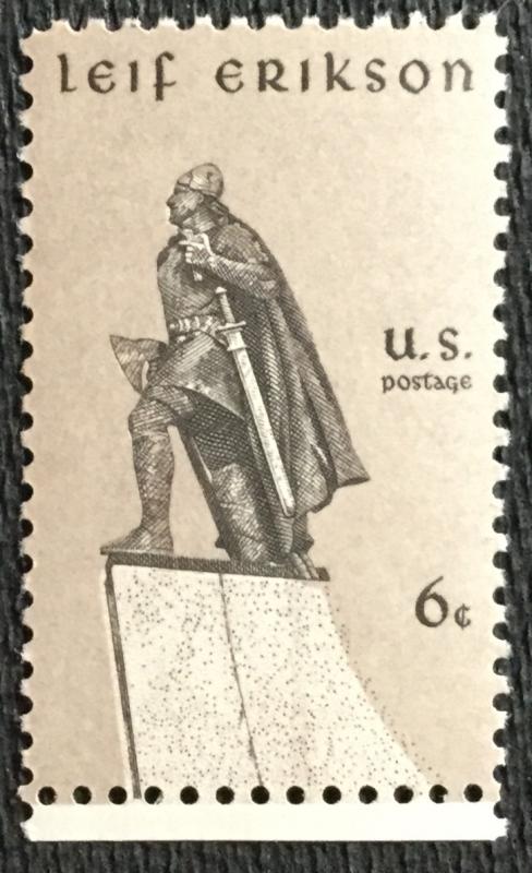 US #1359 MNH Single Leif Erikson SCV $.25 L10