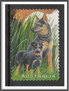 Australia #1564 Dog & Puppy S/A Used