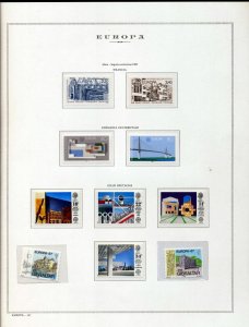 Europa 1987 MNH on 8 Pages (Appx 75 Stamps) (ZA 567