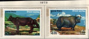 Nepal Scott 276-277 Festival for Lights stamp Tihar MNH**