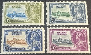 NORTHERN RHODESIA # 18-21-MINT NEVER/HINGED--COMPLETE SET--1935