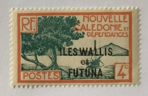 Wallis & Futuna 1930  Scott 46 MH - 4c,  Bay of Paletuviers point, New Caledonia