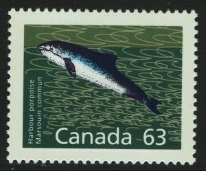 Canada #1176  MNH - Harbor Porpoise (1990)