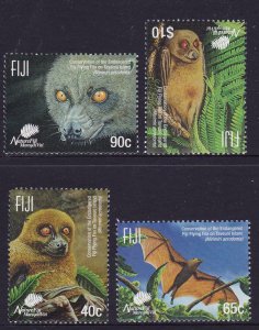 2015 Fiji Flying Foxes (4) (Scott 1325-28) MNH